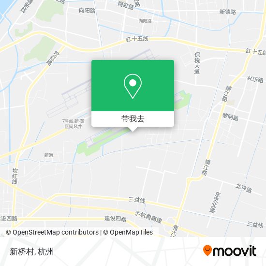 新桥村地图
