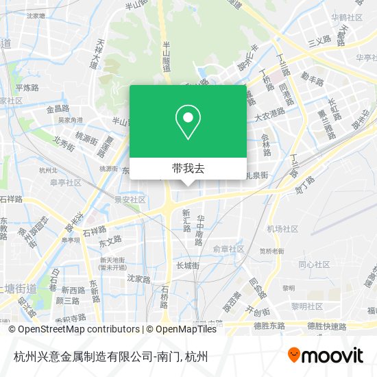 杭州兴意金属制造有限公司-南门地图