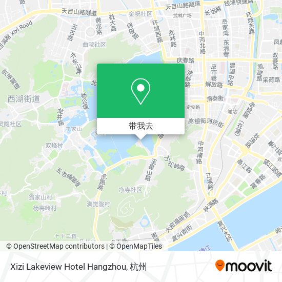 Xizi Lakeview Hotel Hangzhou地图