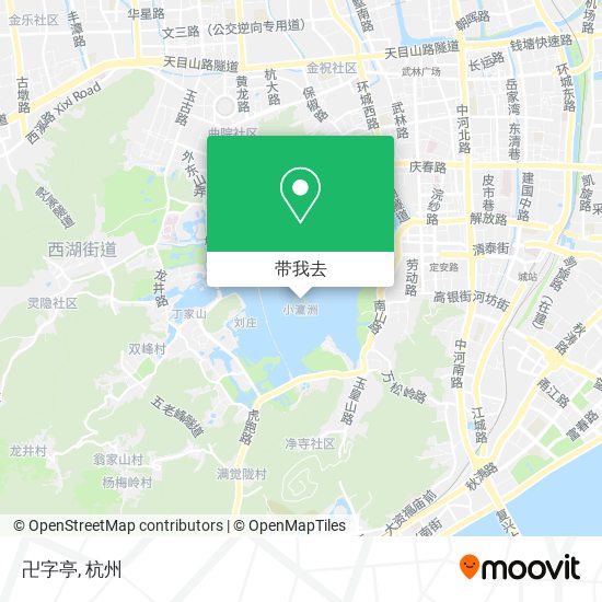 卍字亭地图