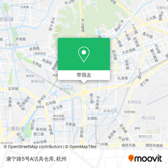 康宁路5号A洁具仓库地图