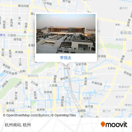 杭州南站地图