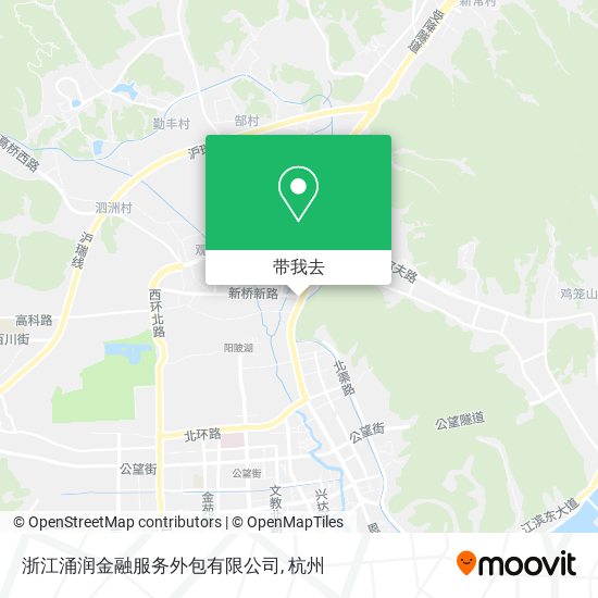 浙江涌润金融服务外包有限公司地图
