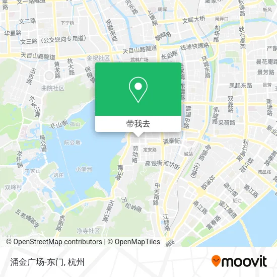 涌金广场-东门地图