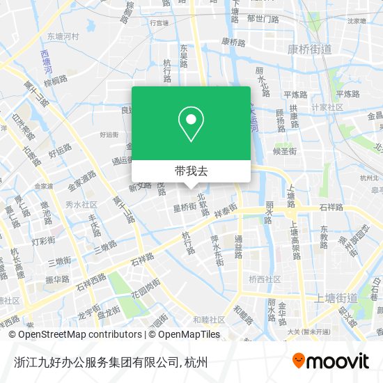 浙江九好办公服务集团有限公司地图