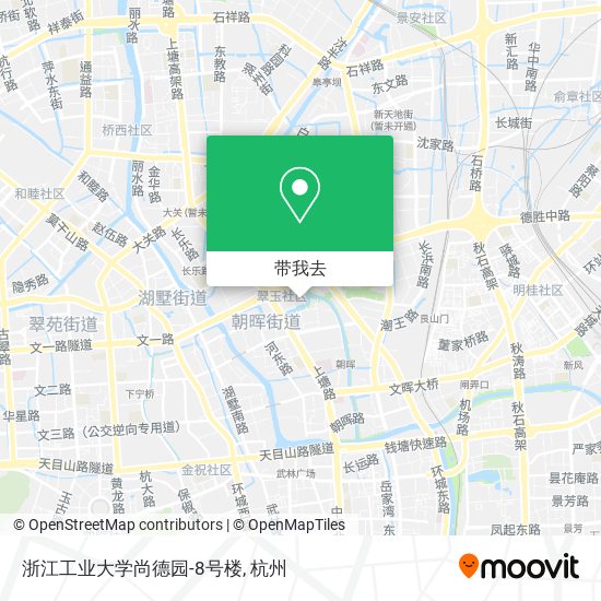 浙江工业大学尚德园-8号楼地图