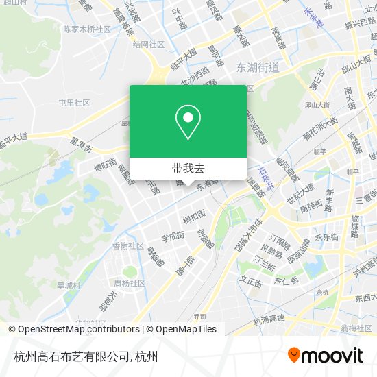 杭州高石布艺有限公司地图