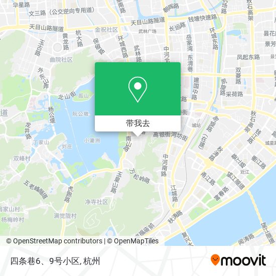四条巷6、9号小区地图