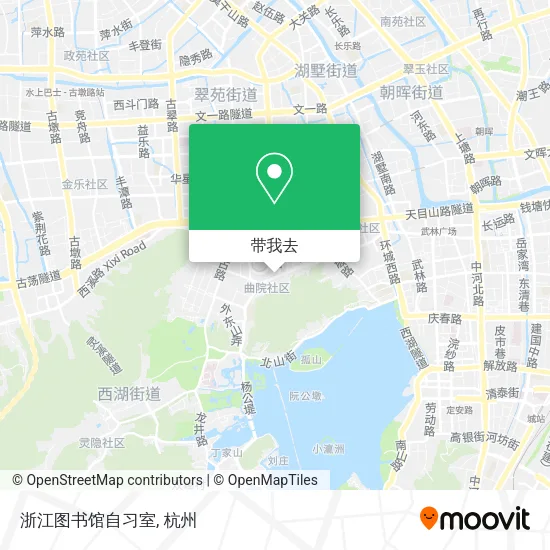 浙江图书馆自习室地图