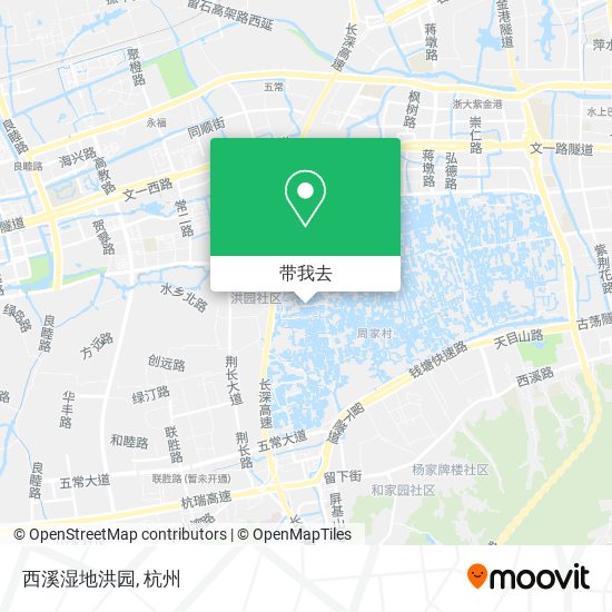 西溪湿地洪园地图
