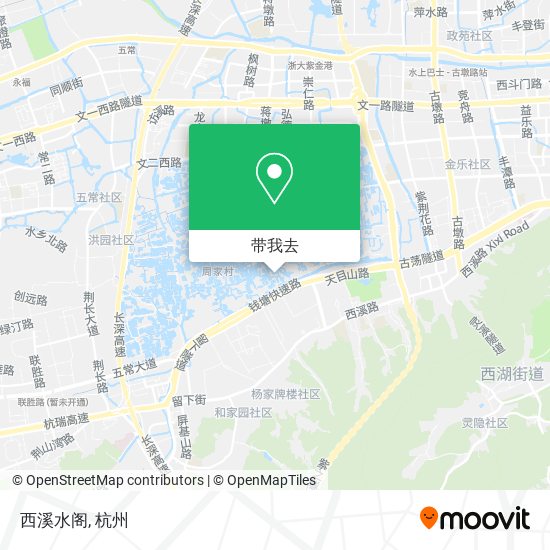 西溪水阁地图