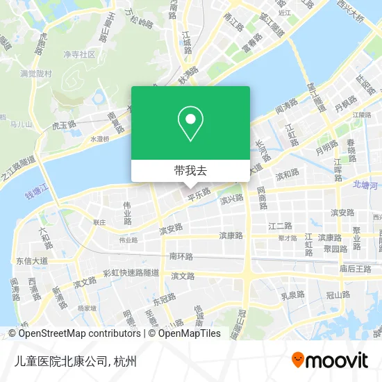 儿童医院北康公司地图