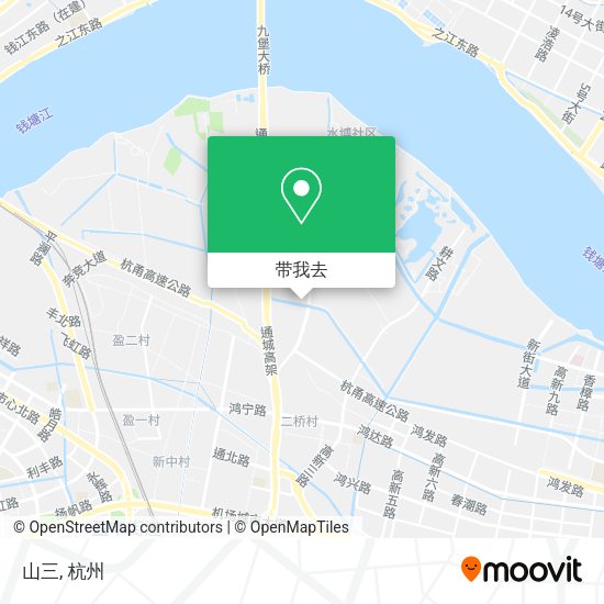 山三地图