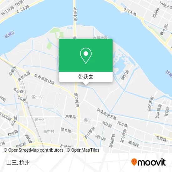 山三地图