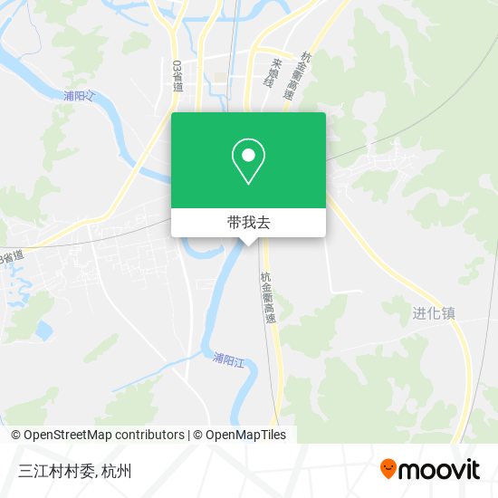 三江村村委地图