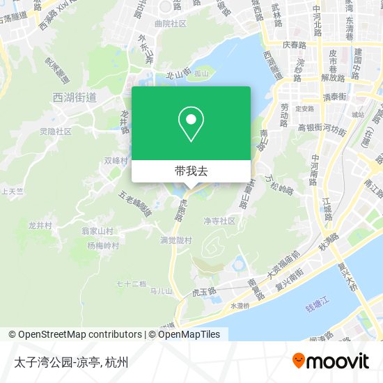 太子湾公园-凉亭地图