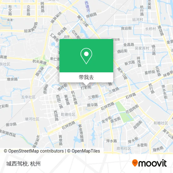 城西驾校地图