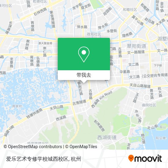 爱乐艺术专修学校城西校区地图