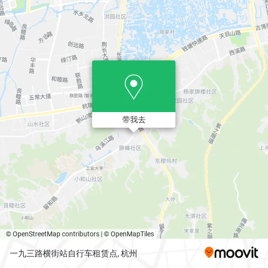 一九三路横街站自行车租赁点地图