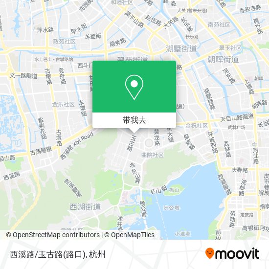 西溪路/玉古路(路口)地图