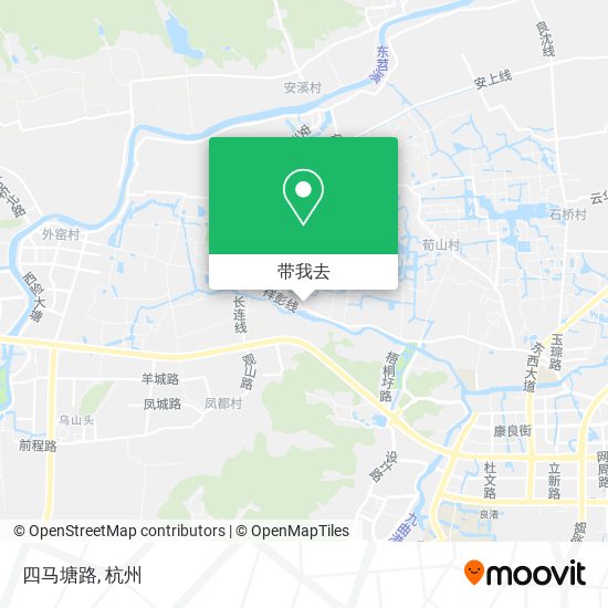 四马塘路地图