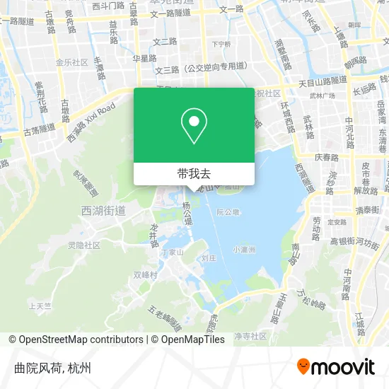曲院风荷地图