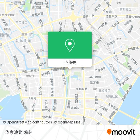 华家池北地图