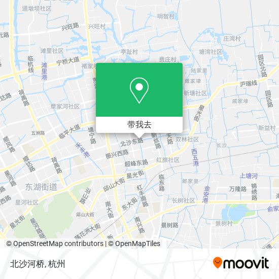北沙河桥地图
