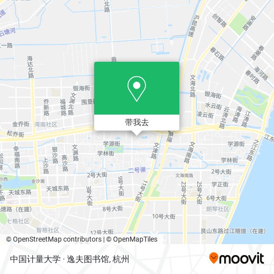 中国计量大学 · 逸夫图书馆地图