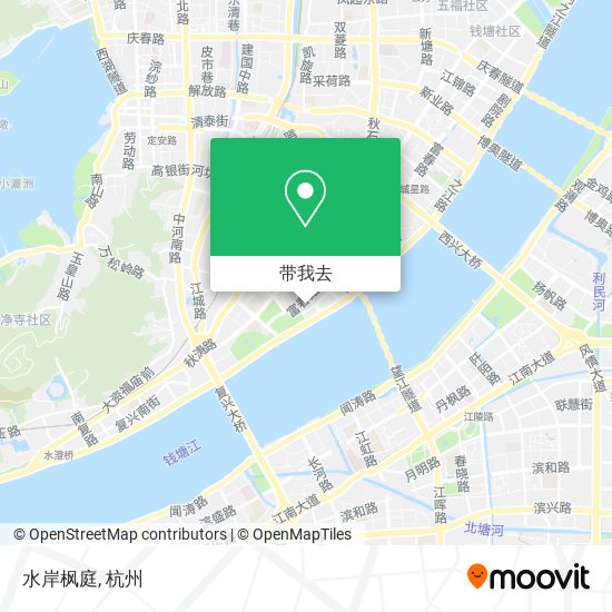 水岸枫庭地图