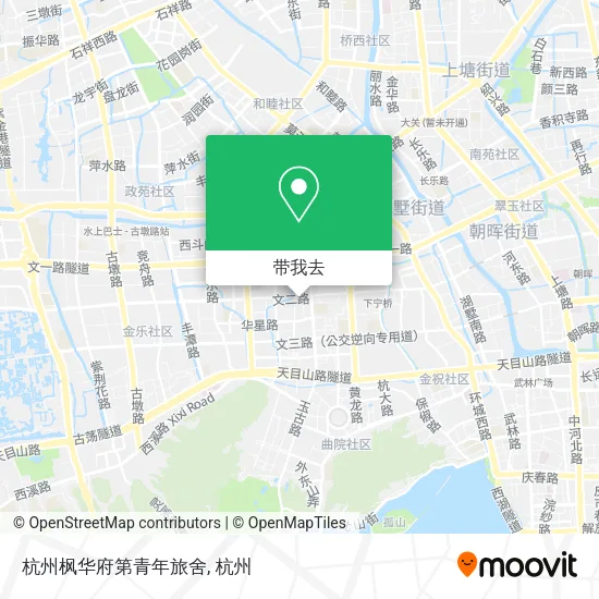 杭州枫华府第青年旅舍地图