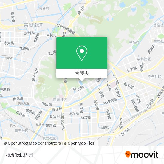 枫华园地图