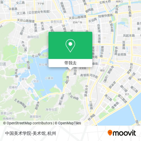 中国美术学院-美术馆地图