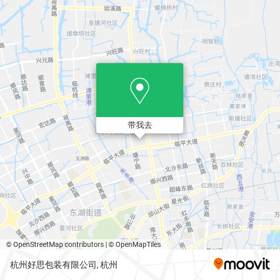 杭州好思包装有限公司地图