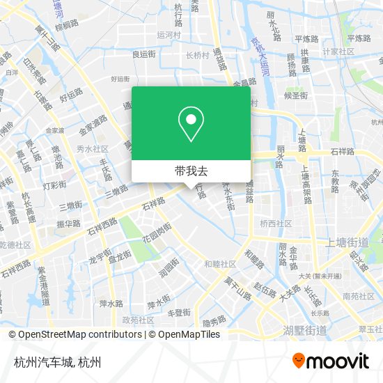 杭州汽车城地图