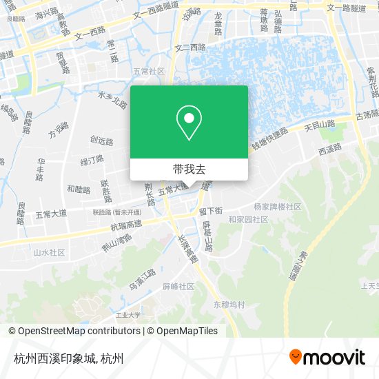 杭州西溪印象城地图