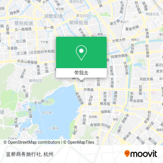 蓝桥商务旅行社地图