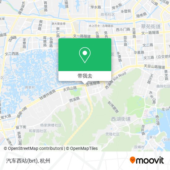 汽车西站(brt)地图