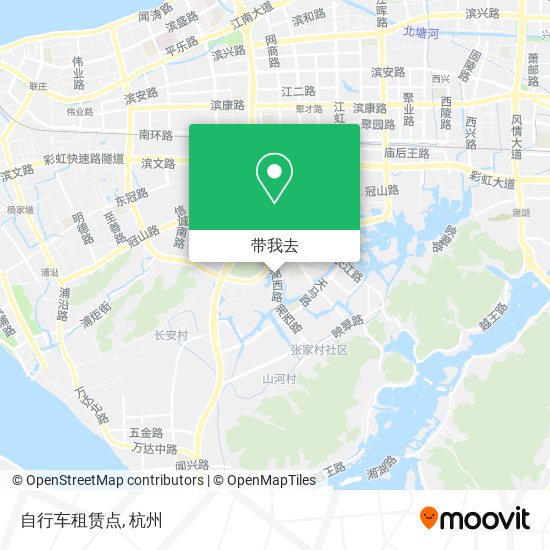自行车租赁点地图