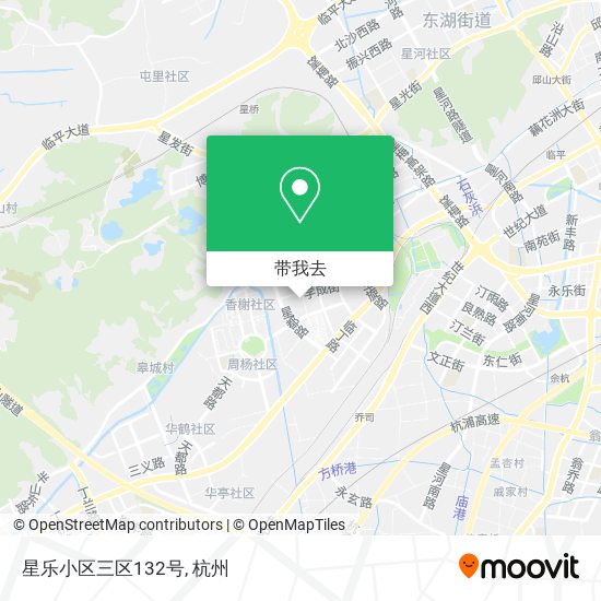 星乐小区三区132号地图