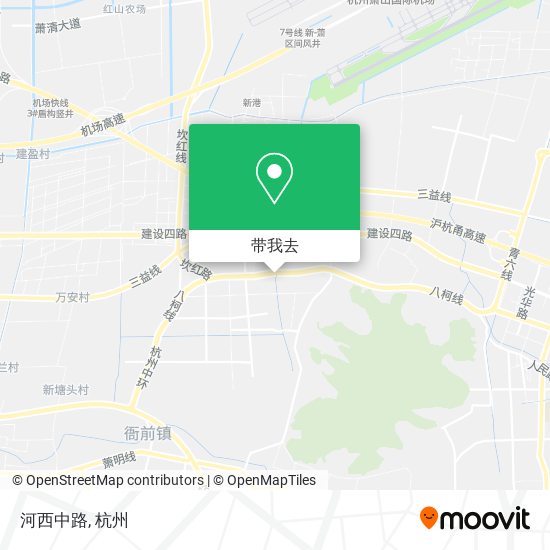 河西中路地图