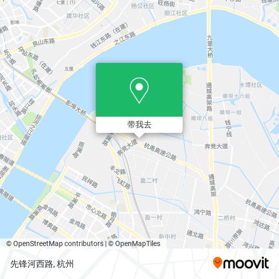 先锋河西路地图
