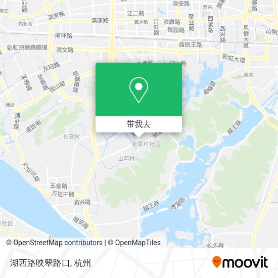 湖西路映翠路口地图