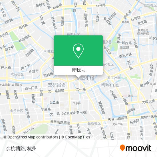 余杭塘路地图