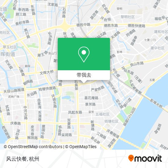 风云快餐地图