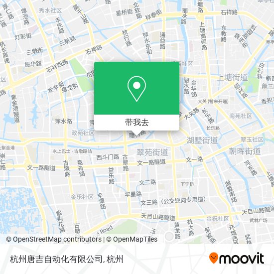 杭州唐吉自动化有限公司地图