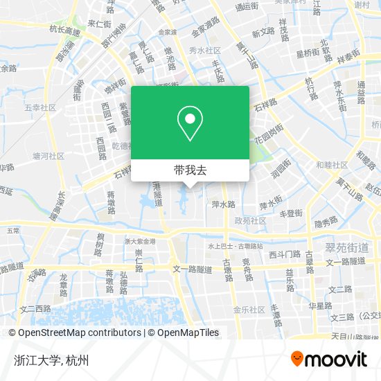 浙江大学地图