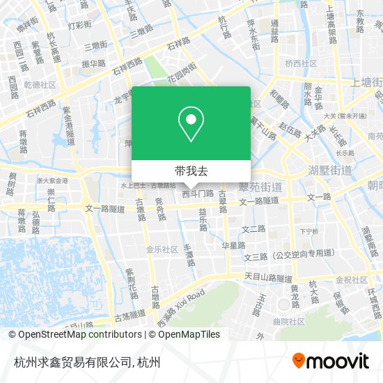 杭州求鑫贸易有限公司地图