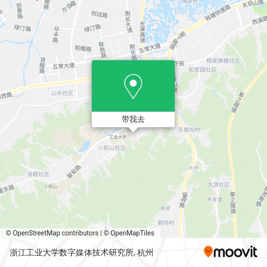 浙江工业大学数字媒体技术研究所地图