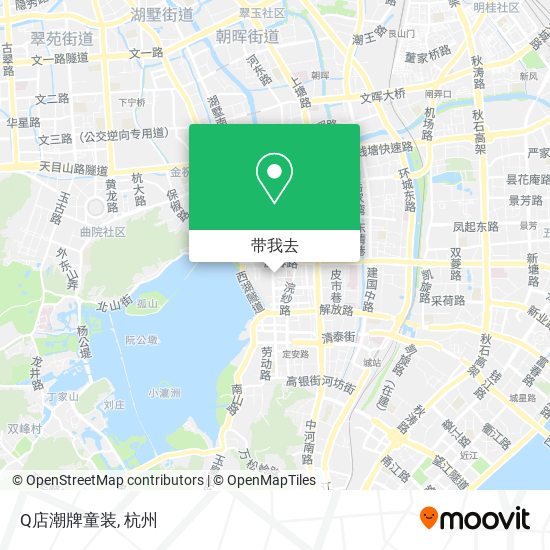 Q店潮牌童装地图
